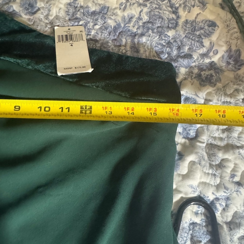 Ralph Lauren One Shoulder Green Dress - Picture 10 of 10